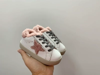 Сломанный код специальная цена детская шерстяная обувь с бархатом две хлопковые туфли теплые белые туфли 21-30 ярдов кожи!