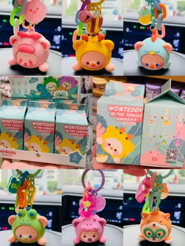 Mingchuang youpin miniso blind qbee qbee qi meng teddy jungle милый орнамент