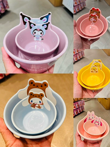 Знаменитая chuang youpin sanrio yuguigou kuromi merte tuodine kitty ceramic bow