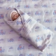 Одеяло для новорожденных, в цветочек