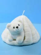 Gấu Bắc cực đồ chơi gấu búp bê búp bê hồ cá búp bê ngủ gối tuyết lỗ tuyết tổ trẻ em dễ thương - Đồ chơi mềm