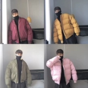Đây là mùa đông mới Hàn Quốc ulzzang Harajuku gió vài áo BF lỏng hai mặt bánh mì áo
