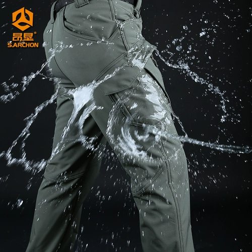 Дорожные тактические осенние альпинистские штаны, свободный прямой крой