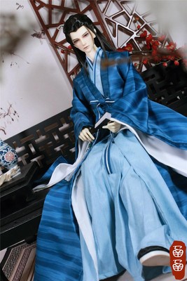 taobao agent BJD1/3 Uncle costume baby clothing and clothing mountains and rivers with the same baby clothes cave blue