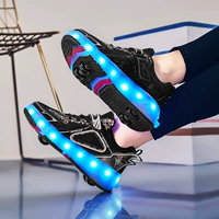 659 черная сетка с огнями, заряжающими маленькие четыре колеса