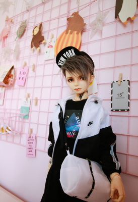 taobao agent [BJD/3 points/Uncle/4 points/Dragon Soul Ghost 2 body] Black trend T -shirt is super versatile!