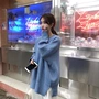 Mùa thu đông của phụ nữ Hàn Quốc lỏng lẻo gió lười kẹo màu áo len dài tay nữ cổ tròn áo thun áo len áo len kiểu