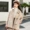 Sừng sừng khóa áo len nữ 2018 mùa đông mới Hàn Quốc của học sinh buông lơi dày nhỏ ngắn ngắn bằng len ngắn áo khoác nữ trung niên