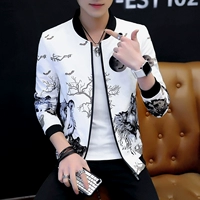 Áo khoác nam phần mỏng kem chống nắng quần áo mới của Hàn Quốc phiên bản của xu hướng của Slim đẹp trai sinh viên quần áo giản dị mùa xuân áo khoác nam áo bomber