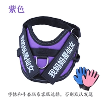 Сиреневые перчатки с поводком, тетрадь