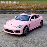Реалистичная модель автомобиля, игрушка со светомузыкой, масштаб 1:32, порше