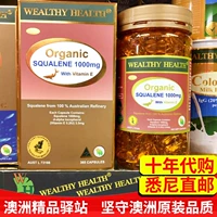 Оригинальная австралийская Fukang Wealth Health, Sharklene Sharkin Soft Capsule 1000 мг365 зерна содержит VE