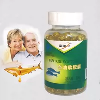 Authentic Jin Aoli dầu cá biển sâu viên nang mềm 100 viên lipid máu ba quy định cao để giảm chứng mất trí nhớ sản phẩm sức khỏe - Thực phẩm dinh dưỡng trong nước các loại thực phẩm chức năng