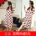 Nightdress nữ mùa hè cotton ngắn tay phần mỏng công chúa đồ ngủ nữ mùa hè lỏng đoạn dài dễ thương phim hoạt hình cotton dịch vụ nhà Đêm đầm