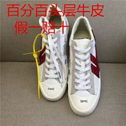 Tuyết Yierkang của người đàn ông giày 100% lớp da trở lại trời lực lượng giày OW doanh cao để giúp giày nhỏ màu trắng giày của phụ nữ
