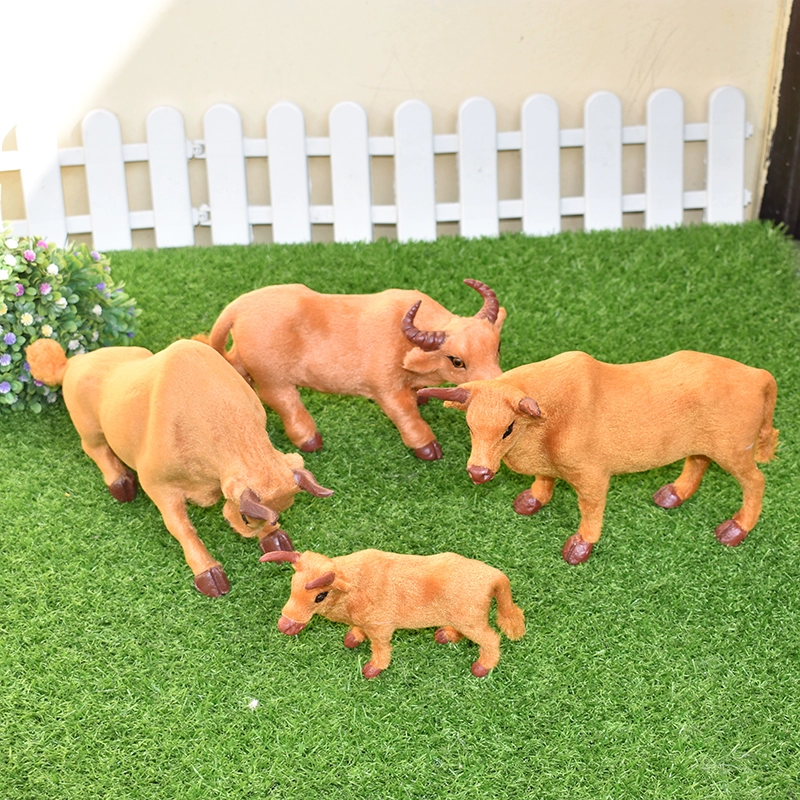 Mô phỏng gia súc mô phỏng bò mô hình trang trí động vật mô hình mẫu giáo dạy học đạo cụ trang trí nhà - Đồ chơi gia đình