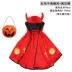 Halloween Trẻ Em Trang Phục Quỷ Sừng Áo Choàng Bé Trai Cos Phù Thủy Nhỏ Trang Phục Trang Phục Trang Phục 