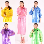 Jiang Taigong thời trang người đàn ông duy nhất và phụ nữ Hàn Quốc dành cho người lớn dày áo mưa mờ áo choàng mưa dài quần mưa phù hợp với