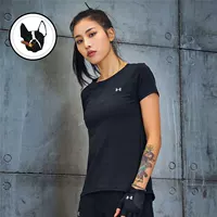 Spot UnderArmour Một chiếc áo thun thể thao nữ tay ngắn thể thao Dema UA chạy nhanh khô thoáng khí 1328964 - Áo phông thể thao áo tank top nam