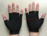 Черные нейлоновые ультратонкие электронные перчатки без пыли, без пальцев