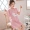 Bộ đồ ngủ nữ mùa hè cotton Hàn Quốc ngắn tay cho bé gái váy ngủ ngọt ngào dễ thương hoạt hình dịch vụ tại nhà váy gợi cảm - Đêm đầm váy mùa đông