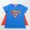 Mùa hè 2018 áo thun ngắn tay cho trẻ em siêu nhân mới với áo choàng trẻ em Quần áo Altman boy