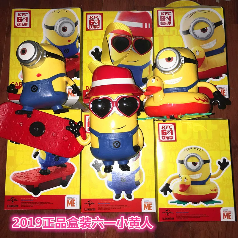 Рождественская игрушка KFC Minions 2020, карнавальная кукла с большими глазами, коллекционный набор в коробке