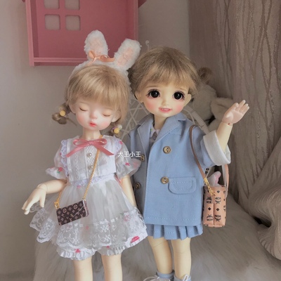 taobao agent Blythe Xiaobu 12molly six -point shoulder -handed skin bag PUOB11FR Barbie Keer BJD doll accessories