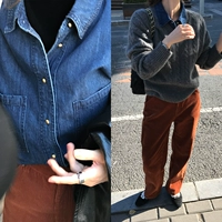 Джинсовая синяя