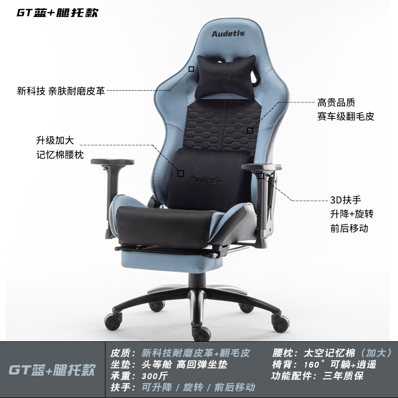 GT Blue-Leg Support Style