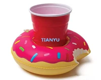 Розовый пончик