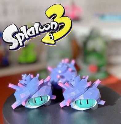taobao agent Splatoon super -snail handmade 3D printing finished model Spledon Jet Jet Soldiers self -made