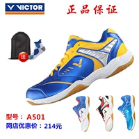 Victory A501 mẫu nam và nữ thoáng khí ổn định lưỡi đàn hồi cao chống sốc mặc bọc giày cầu lông mạnh mẽ giày thể thao - Giày cầu lông giày thể thao nữ 2020