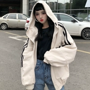 Mùa xuân và mùa thu Phiên bản Hàn Quốc của ulzzang Harajuku cảng gió bf lỏng hoang dã in ngắn áo khoác bóng chày đồng phục nữ sinh viên thủy triều