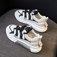 Универсальная белая обувь для отдыха на платформе, 2023, осенняя, тренд сезона