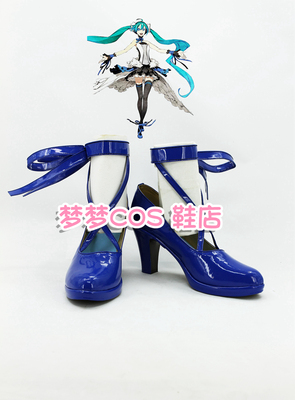 taobao agent Number 1852 Seventh Dragon God 2020 Hatsune Miku Miku cosplay shoes COS shoes