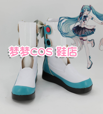 taobao agent Number 3284 2017 Magic Future Miku COSPLAY Shoes COSPLAY Shoes to Customize