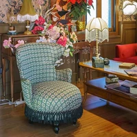 Ткань, ретро дизайнерский диван, французский стиль, тигр