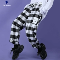 Японские штаны в стиле хип-хоп, ретро весенние повседневные брюки, свободный прямой крой, в корейском стиле