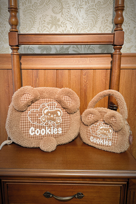 taobao agent Genuine cute backpack, bag, Lolita style, with little bears, with embroidery