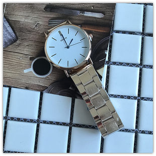 Классическая горячей простой градация полоса сплав наручные часы триколор сплав ремешок для часов модные тенденции студент кварц