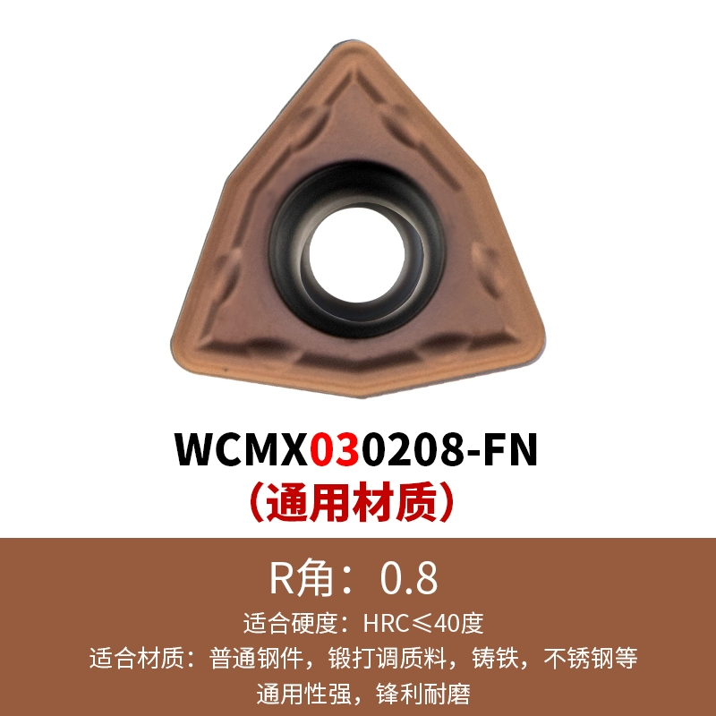 Lưỡi khoan hình quả đào, đầu cắt đặc biệt để khoan nhanh và khoan mạnh WCMX030208/040208 WCMT06T308 dao cnc dao máy tiện Dao CNC