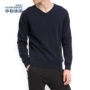 Ánh sáng v- cổ người đàn ông len áo len đầu phong cách mới thoải mái đa màu dệt kim áo len 4696 da shop đồ nam cao cấp