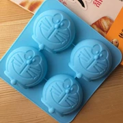 Tự làm khuôn xà phòng Doraemon robot mèo jingle mèo xanh mỡ tự chế xà phòng silicone khuôn xà phòng