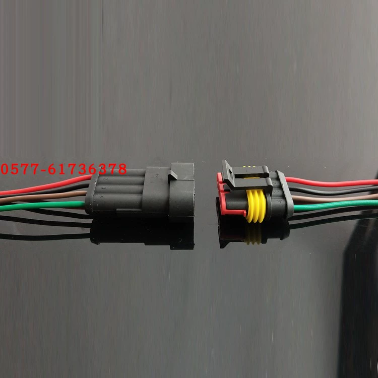 Lõi 2P ô tô chống thấm nước đầu nối dây nối HID cặp nam nữ cắm dây cắm thiết bị đầu cuối dải dây đầu nối dây điện dau cos dien 