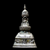 [Мета] Пять пять Буддха Непал Старая Пагода Медь