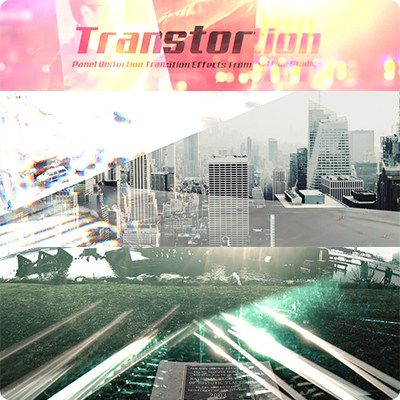 Final Cut Pro X 插件 Transtortion 创意失真扭曲面板紧张恐怖闪烁转场插件-天天素材网