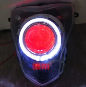 宝龙 小 Sửa đổi ống kính xe máy BJ300GS Q5 xenon đèn thiên thần lắp ráp đèn pha - Đèn HID xe máy