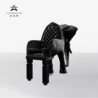 Yun master thiết kế ban đầu đồ nội thất voi ghế voi ghế da động vật ghế sáng tạo ghế băng dài