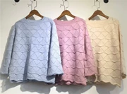 B2 mùa thu và mùa đông mới 2018 phụ nữ áo len của phụ nữ đầu lười biếng lỏng phiên bản Hàn Quốc của hoang dã mặc áo len 0.4